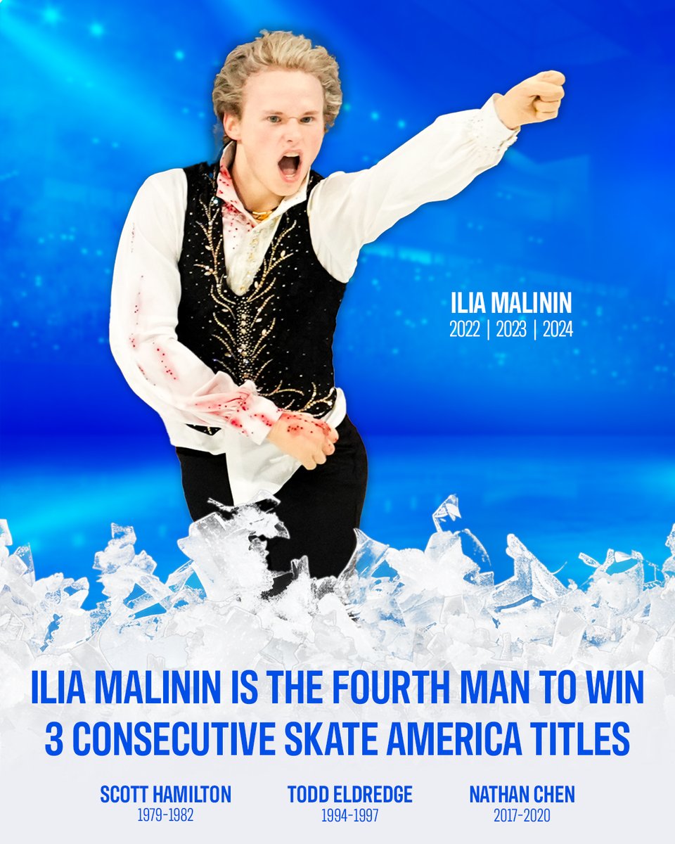 NBCOlympics's tweet photo. Signed, sealed, delivered. 🖊️📨

Ilia Malinin has joined an exclusive club. #SkateAmerica https://t.co/l07umsZrE1