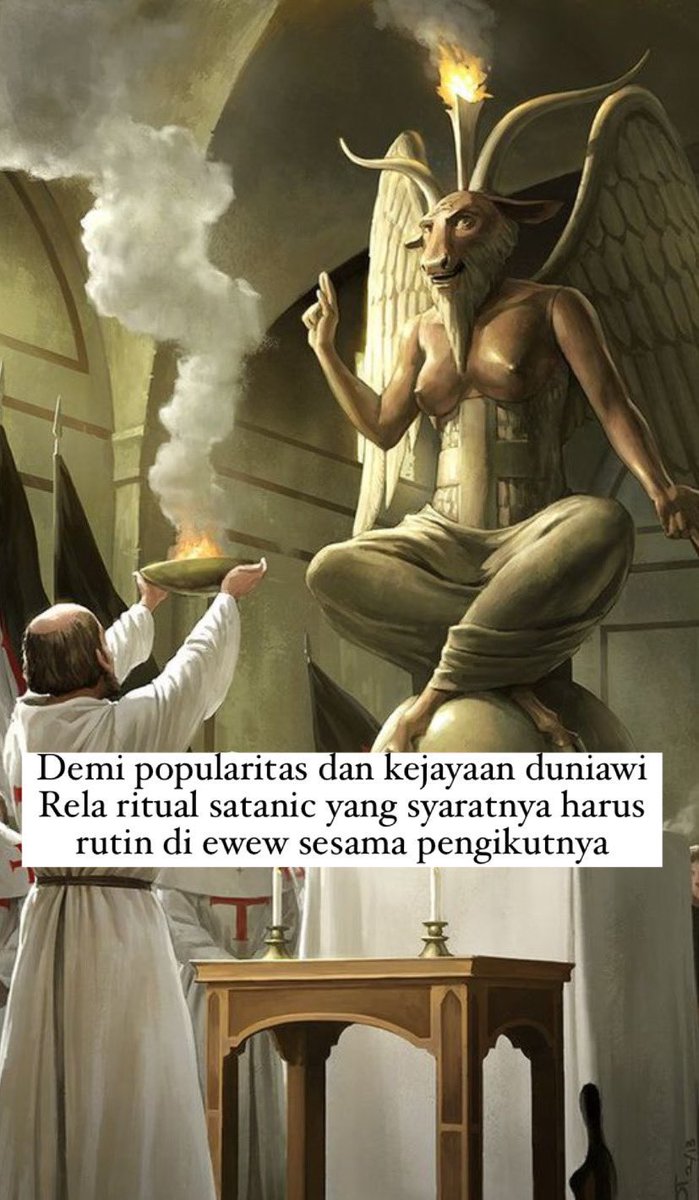 Bukan sekedar konspirasi belaka,ritual satanic terang”an nyata adanya‼️

— a thread