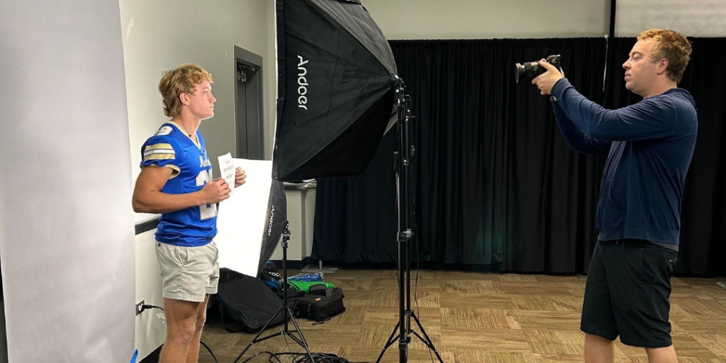 Today we met 116 players chosen for the San Antonio Sports All-Star Football Game pres. by @valeroenergy. We taped jersey presentations, took program head shots, shot videos for social media and more. Tune into <a href="/News4SA/">News 4 San Antonio</a> Sports Sunday tonight for a roster rundown. #SASAllStarGame