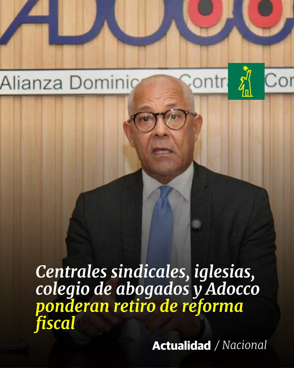 DiarioLibre's tweet photo. 🗞 | #NacionalDL | Sostienen que la actitud del presidente Luis Abinader promueve la estabilidad social
🔗https://t.co/QXepc2shar
#DiarioLibre #Noticias #Adocco #Abinader #CNTD #Codue https://t.co/xCg9UIA3No