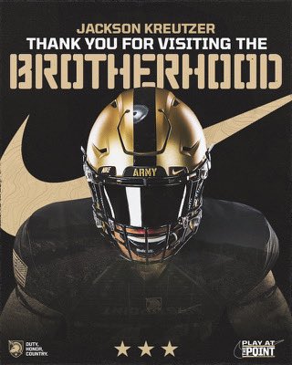 Had a great time at <a href="/ArmyWP_Football/">Army Football</a>. Thank you <a href="/CoachJeffMonken/">Jeff Monken</a> <a href="/CoachBPowers/">Blake Powers</a> <a href="/CoachASmith3/">Aaron Smith</a> <a href="/ZGold_WP/">Zach Gold</a>. Can’t wait to be back!