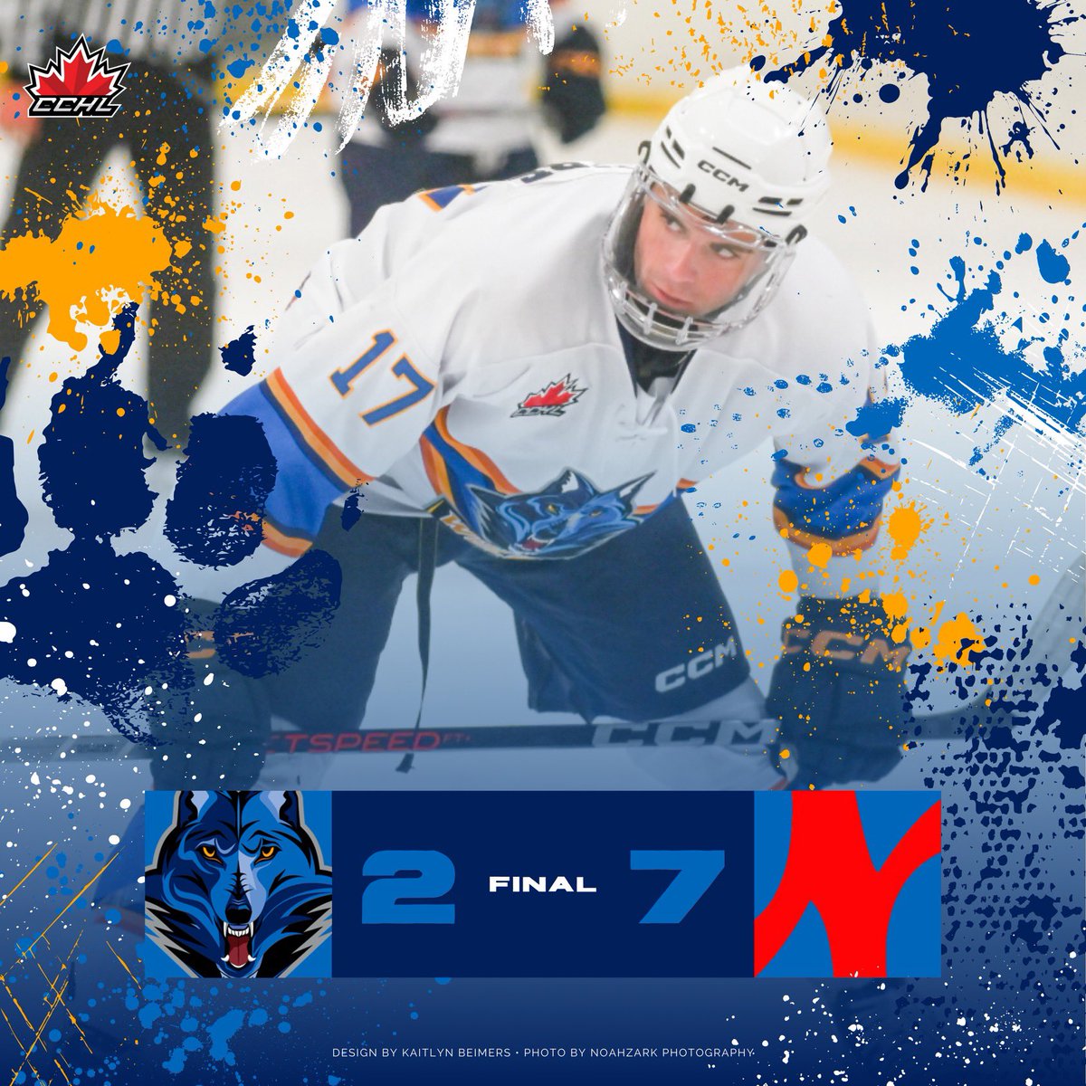 RenfrewWolves's tweet image. Despite the 7-2 outcome, the Wolves played with heart and determination.

#RenfrewWolves #ProtectThePack #HearTheHowl #Resilience #CCHL #Hockey