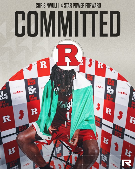 RutgersOn3's tweet photo. 🚨COMMIT ALERT🚨

2025 @RivalsHoops Top 150 forward Chris Nwuli (@ChrisNwuli) has committed to #Rutgers Basketball‼️

👉https://t.co/c09wdBhqrj https://t.co/OFYU8oZ1aW