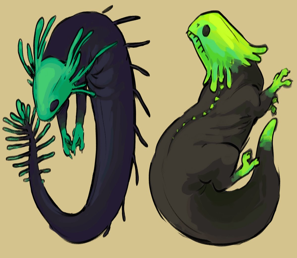 #Rainworld green lizards now