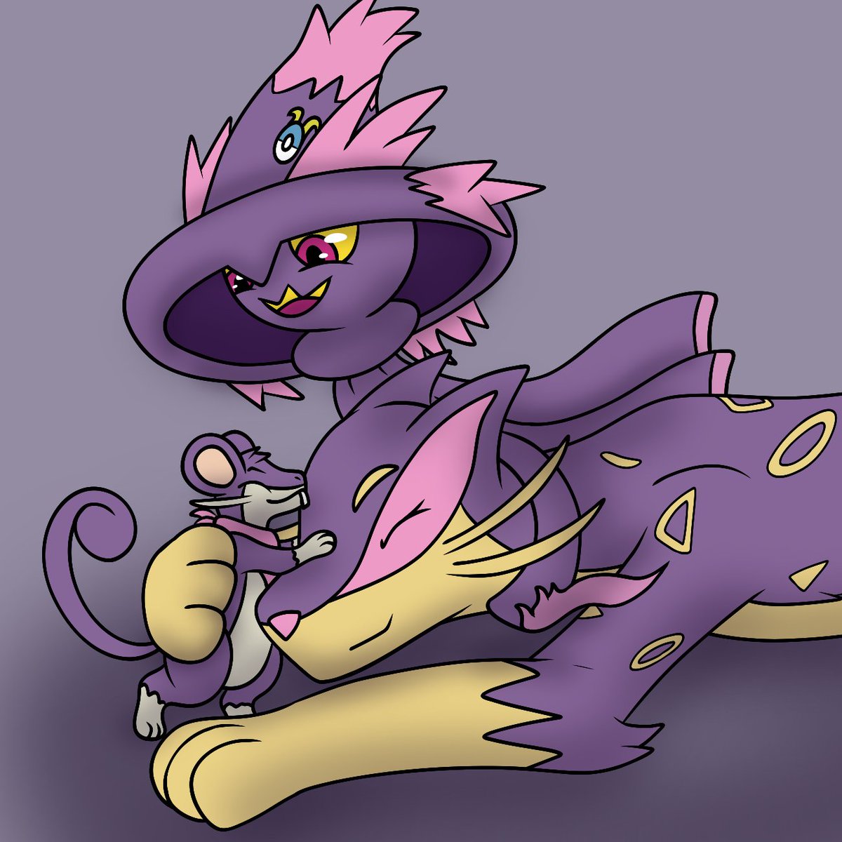 Day 20: Bond
I’m breaking the rules! Not drawing vore for this one! I just had the urge to just doodle my team of purps! They all like each other and have really similar color schemes!
…Though it is a sequel after some reformation~