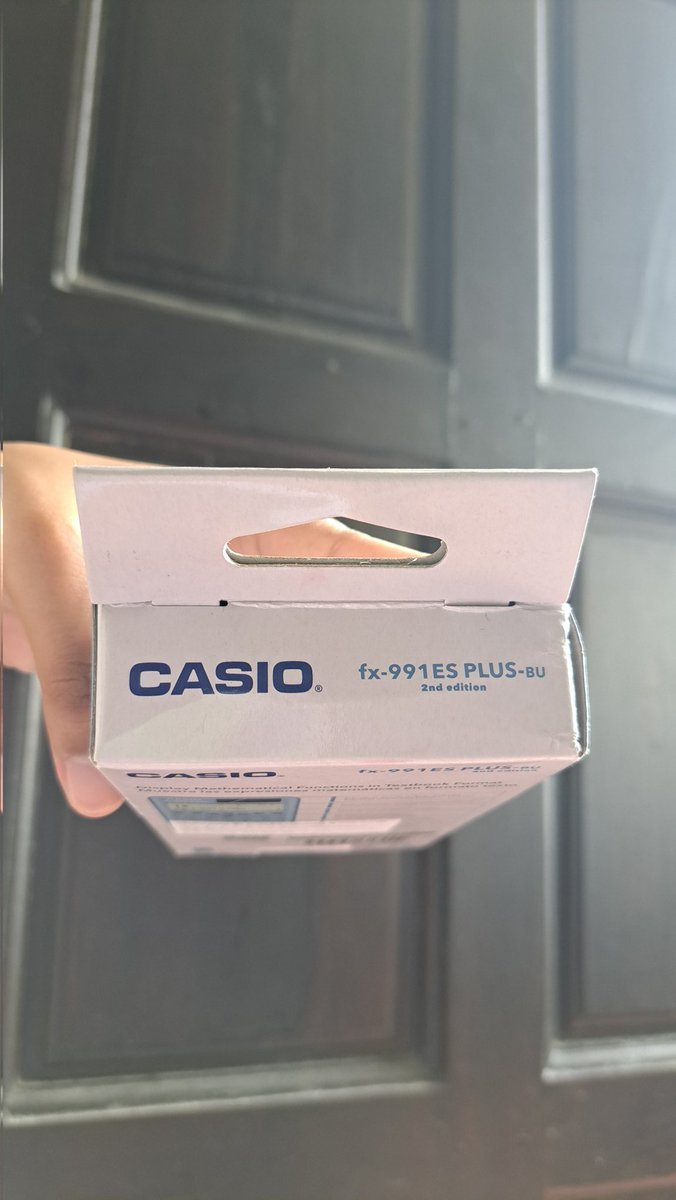 sacrificev1's tweet photo. ขายเครื่องเลข Casio fx-991ES Plus 
- ราคา 900 รวมส่ง
- ไม่เคยใช้
- ไม่เคยแกะกล่อง
- สอบเพิ่มเติมเดมมาได้เลยจ้า
#เครื่องคิดเลขCario #เครื่องคิดเลข #ส่งต่อเครื่องคิดเลข  #เครื่องคิดเลขวิทยาศาสตร์ https://t.co/bzOiRGPDvZ