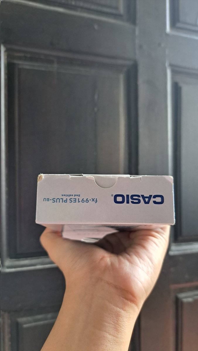 sacrificev1's tweet photo. ขายเครื่องเลข Casio fx-991ES Plus 
- ราคา 900 รวมส่ง
- ไม่เคยใช้
- ไม่เคยแกะกล่อง
- สอบเพิ่มเติมเดมมาได้เลยจ้า
#เครื่องคิดเลขCario #เครื่องคิดเลข #ส่งต่อเครื่องคิดเลข  #เครื่องคิดเลขวิทยาศาสตร์ https://t.co/bzOiRGPDvZ