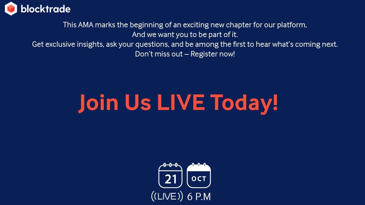 Blocktradecom's tweet image. Register now and secure your spot!
 events.teams.microsoft.com/event/14434bac…

Set a reminder! See you at 6 P.M.!