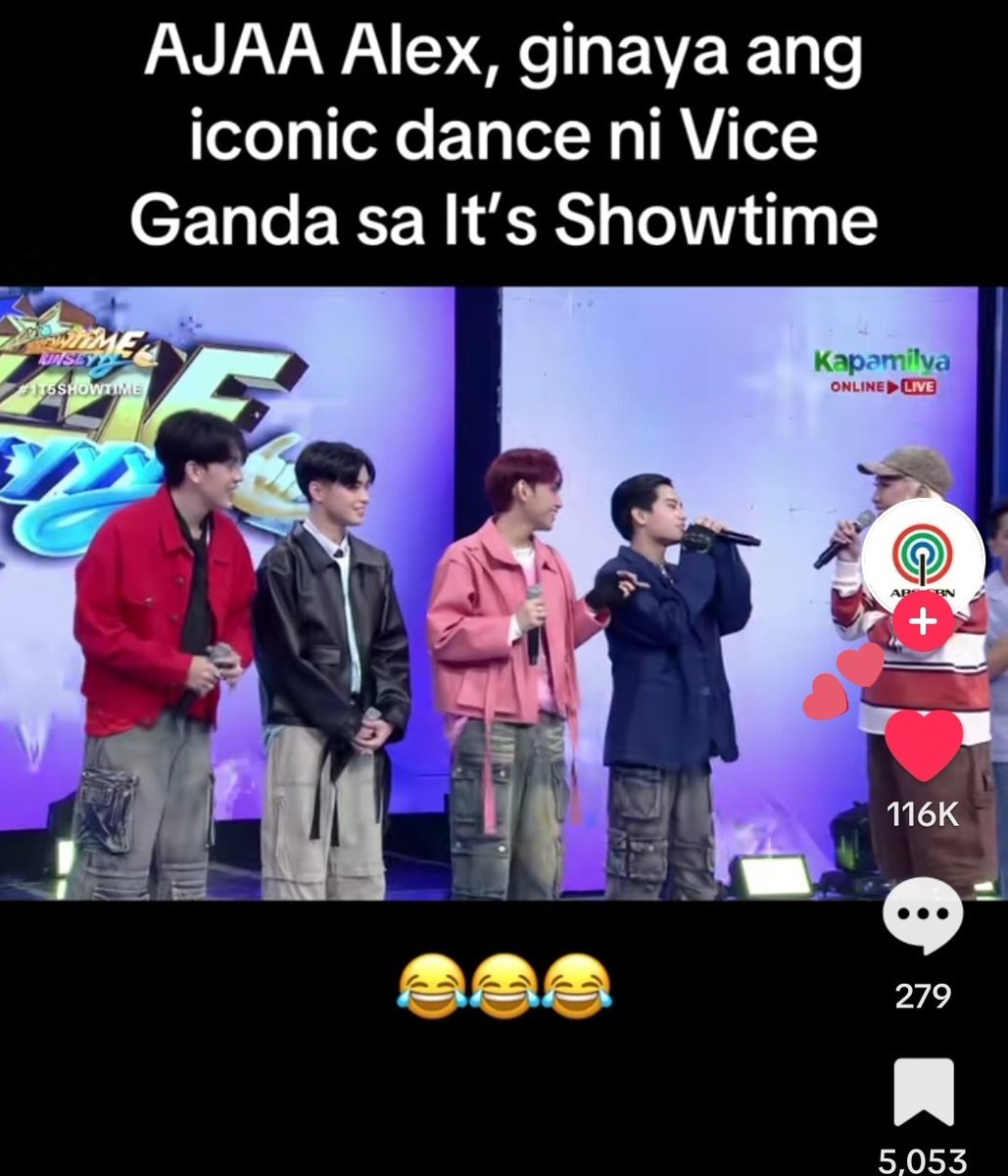 ajaamuse's tweet photo. ajaa's showtime guesting racks up 110K+ likes and 1.2M views in abscbn's tiktok page.

they are the MOST VIEWED showtime-related tiktok video uploaded for that day's show episode. 🎉 https://t.co/OqE19o2tas