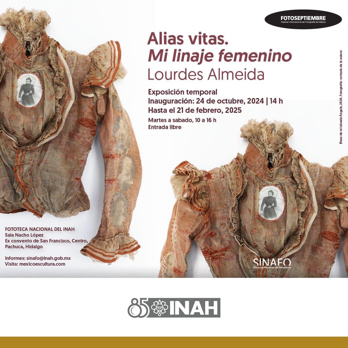 Un linaje femenino que invita a mirarnos en él.
<a href="/lourdesgalmeida/">Lourdes Almeida</a> 
#SalaNachoLopez #Pachuca