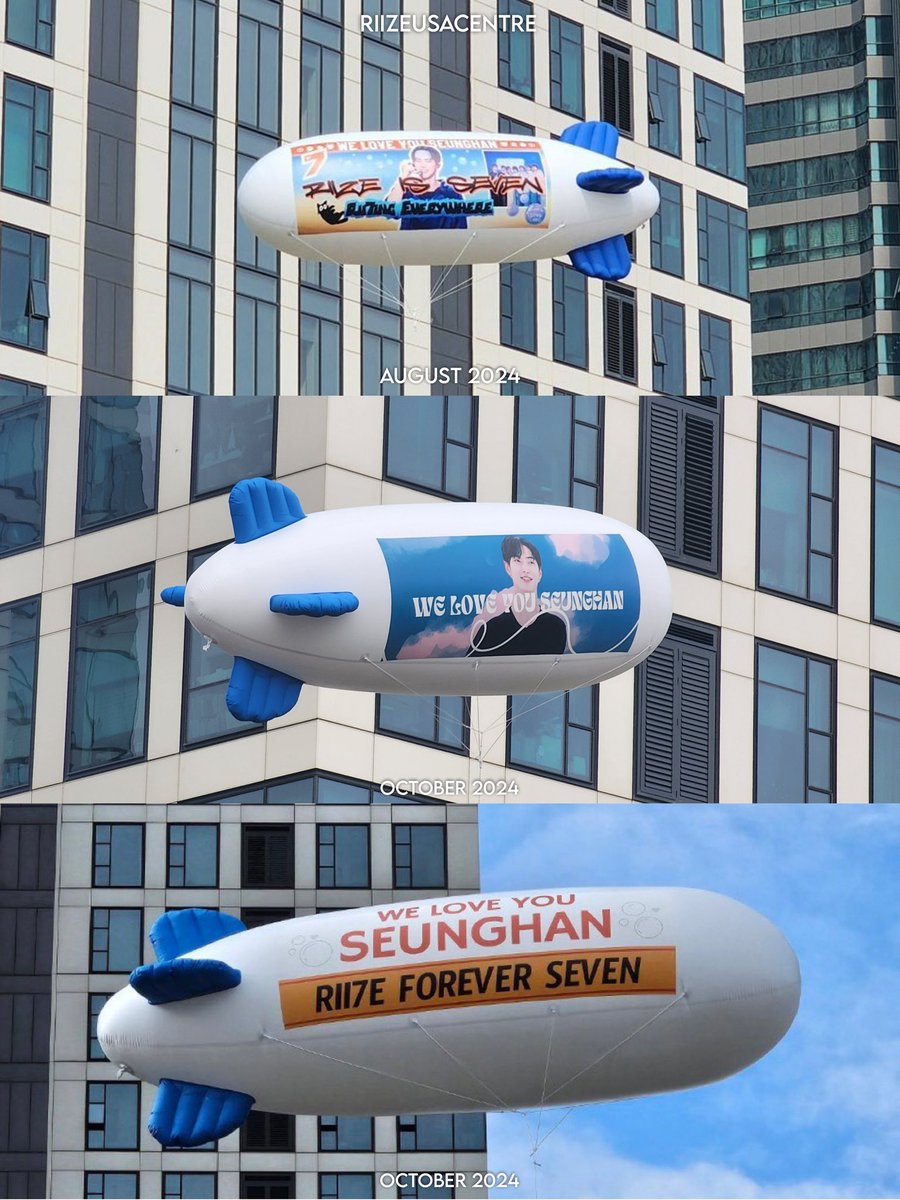 theboyfromilsan's tweet photo. Seunghan’s airship throughout this year ♡

FROM BRIIZE WHO LOVE RII7E
#BringBackRII7E
 #AlwaysWithSeunghan
#승한아_겁먹지마_우리가있잖아 https://t.co/kelF4kfhvy