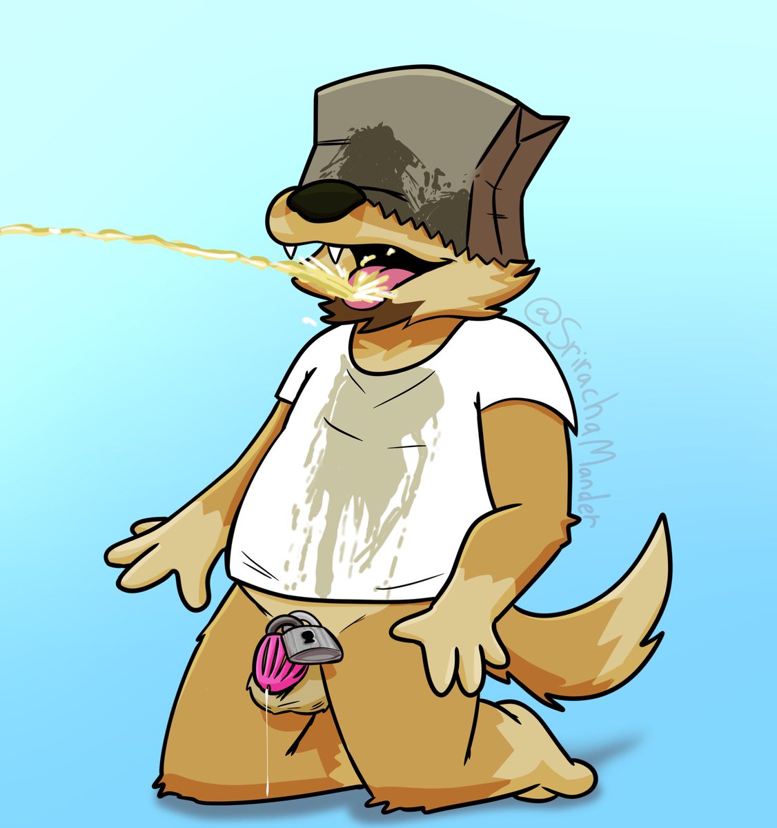 I wish I could feel a nice warm steam of piss wetting the clothes to my body too…