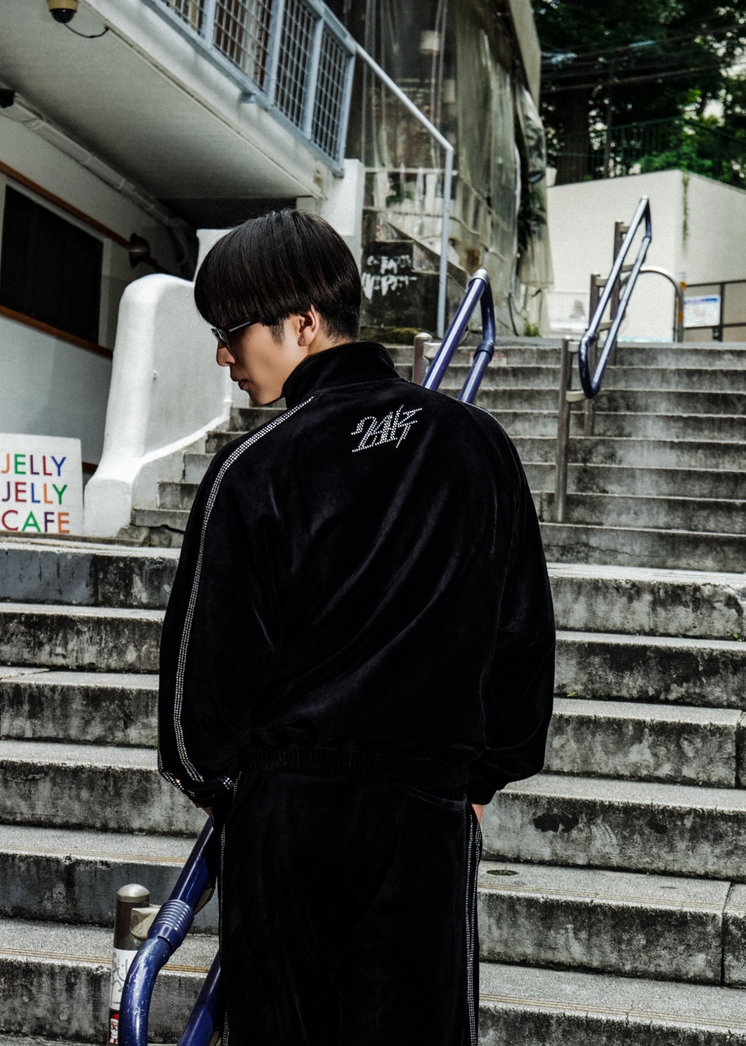 トップス 24karats RHINESTONE VELOUR JERSEY SET-UP 24karats RHINESTONE VELOUR JERSEY SET-UP