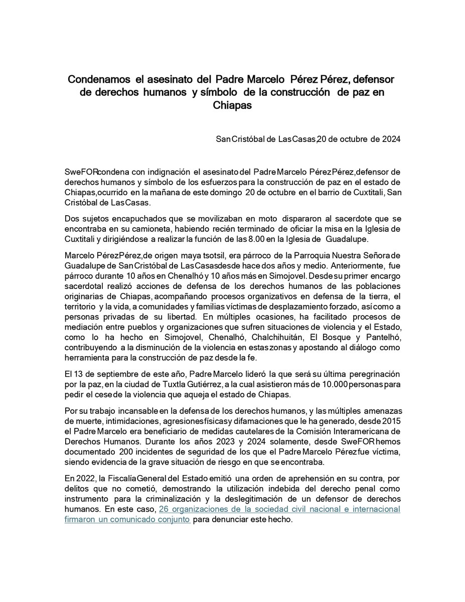 SweFOR México tweet media