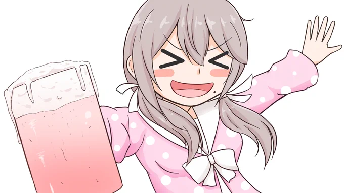 唐突に「さざめきさんサムネ作ってー」と言われたので描いたやつです#呂色こゝ#こゝたいむ#こゝろいろ 