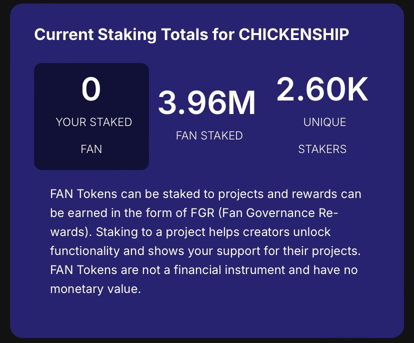 ChickenShipHQ's tweet image. 🚀 With almost 4M tokens staked, we’re just getting started! Stake, share, and shape the future of ChickenShip! 🐔🚀

@Filmio_Official 

#NFTCommunity #AnimationArt #Web3Community #DAOlife #PolygonNetwork #CryptoInnovation #BlockchainTechnology