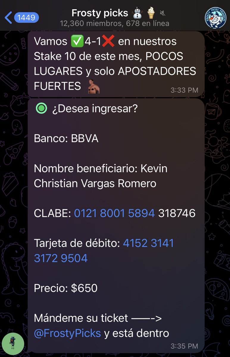25 reposts y soltamos el #Stake10 de #FrostyPicks