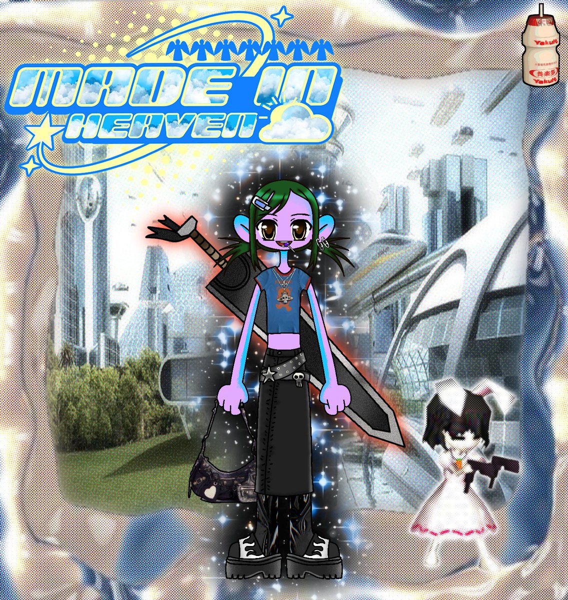 Can't decide which I like better:
the double dragon, touhou fera, bite you, yakubian yogurt, full metal abomination
or the super clean, buster sword, gacha game, white future, made in heaven, mall goth