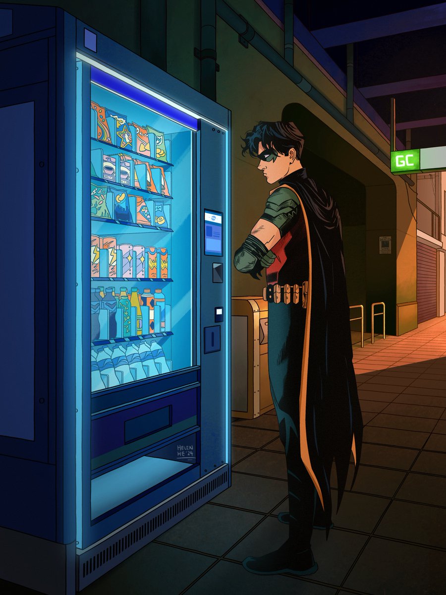 what to get from the vending machine? 🤔#timdrake #robin #dccomics