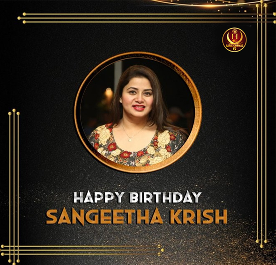 HariCinemas_'s tweet photo. புன்னகையோடு பூ ஒன்று பிறந்தது ❤
@sangithakrish a delightful birthday 📷
#SangithaKrish #Sangeetha #HBDSangeethaKrish #hariscinemas https://t.co/R9190nXg09