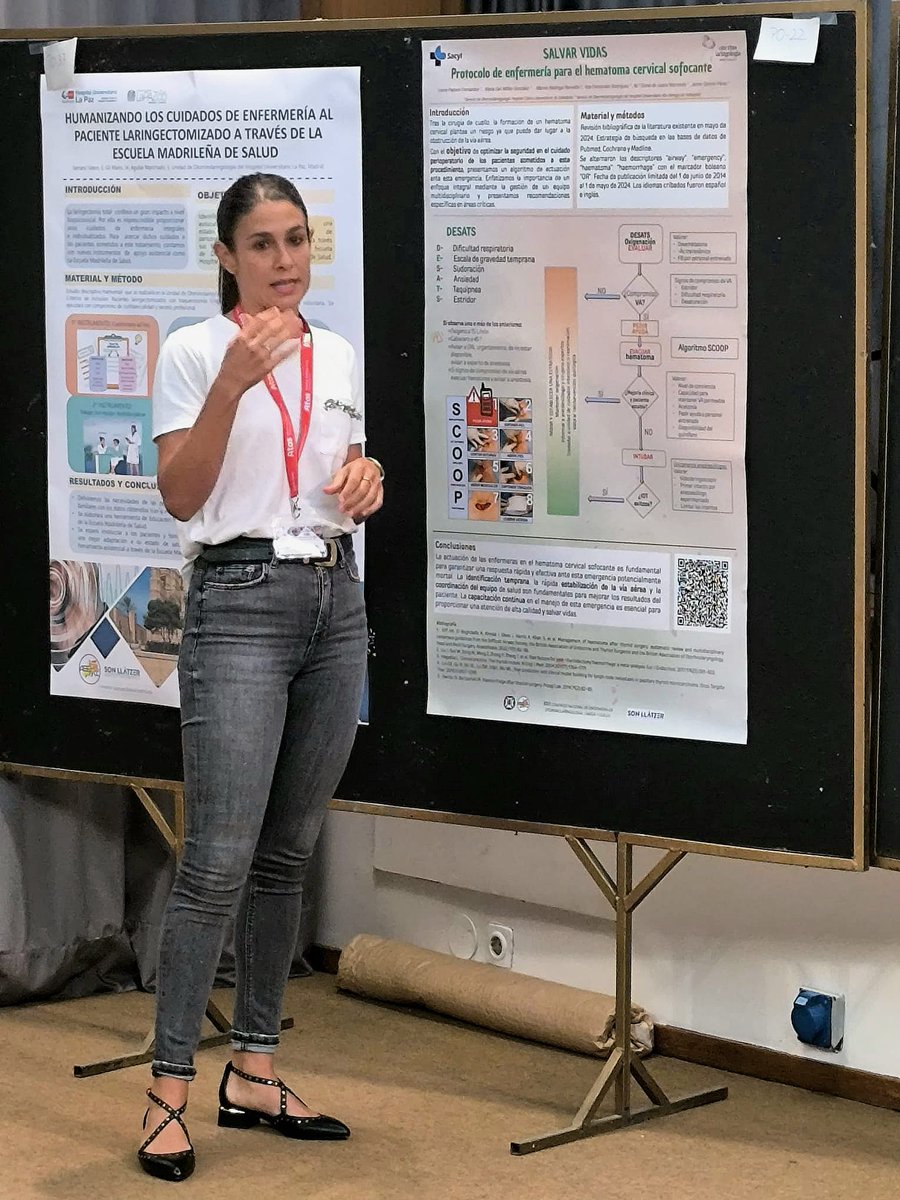 #AEEORL2024 Felicidades👏👏👏👏enfermeras del HCUV han obtenido premios  <a href="/aeeorlcc/">AEEORLCCC</a>
🏆Comunicación: Calidad de vida autopercibida por personas traqueostomizadas pertenecientes a asociaciones de Laringectomizados de CyL, defendida por Lucía Díaz Montero
<a href="/MorrondoS/">Sonia de Juana</a>
@lordrodrigogil1