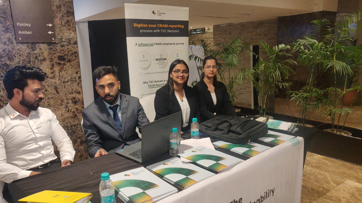 tsc_logicladder's tweet image. The Sustainability Cloud team discusses CBAM&apos;s impact on Indian MSMEs. 

Hosted by the Federation of Industrial and Commercial Organizations (FICO) in Ludhiana, Punjab.

#LogicLadder #TheSustainabilityCloud #CBAM #MSME #FICO #Ludhiana #Sustainability #Innovation #Event