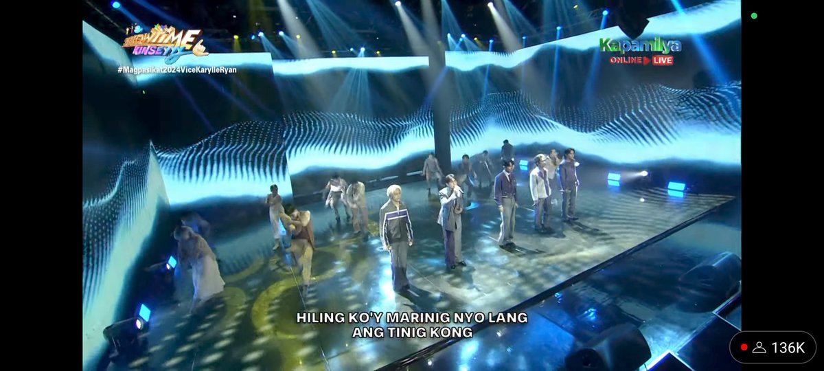 cindypusing's tweet photo. @SB19Official at @itsShowtimeNa 
#Magpasikat2024ViceKarylleRyan https://t.co/xYCZkEEJ3e