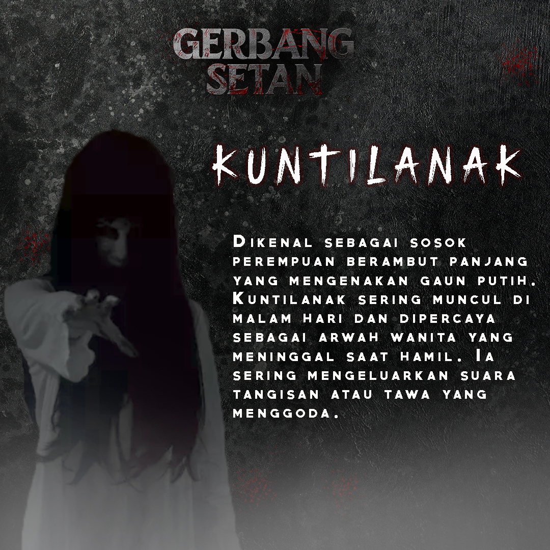 GerbangSetan's tweet photo. Kuntilanak
Sosok perempuan berambut panjang, arwah penasaran yang bakal gentayangin lo https://t.co/zdTh3BhCty