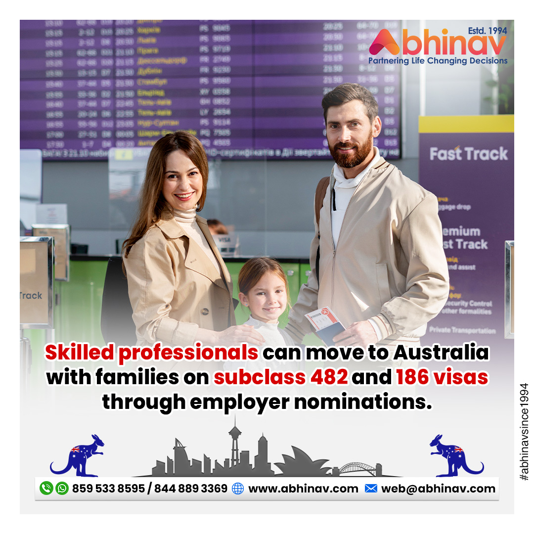 abhinavimmi's tweet photo. Pathways to Australia: Skilled Professionals Moving with Families on Subclass 482 and 186 Visas!
Connect with our Experts to Know More: https://t.co/D3UfkeFyhc.
For further inquiries, feel free to reach out to us at +91-8595338595
#AustraliaVisa #Subclass482 #Subclass186 https://t.co/bX8l8jXjQ2