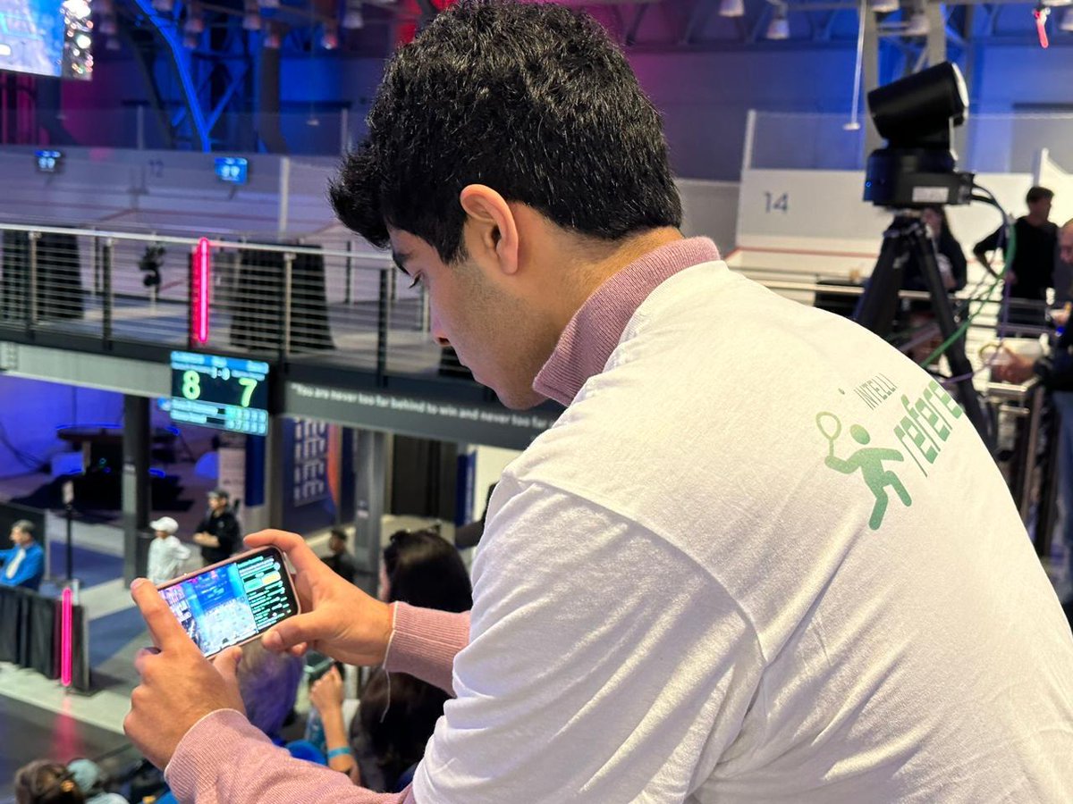 pragunseth's tweet photo. I am happy to share that this weekend, we did the latest pilot of #IntelliReferee at the 2024 #USOpen, at the US Squash Arlen @SpecterCenter in Philadelphia! https://t.co/R4luvEpii2