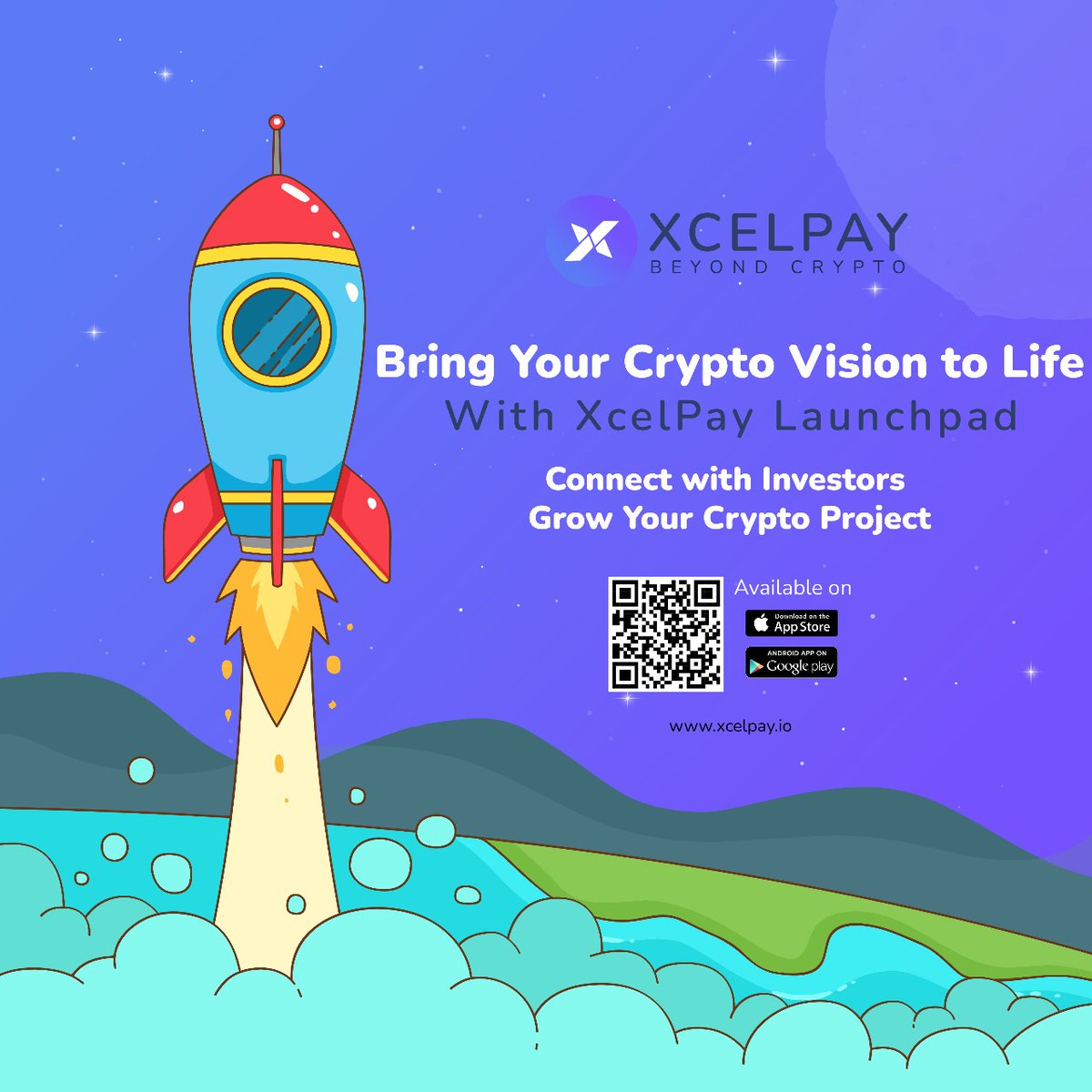 Got a groundbreaking crypto project? 🚀 XcelPay Launchpad is your gateway to success.

Connect with investors, gain exposure, and bring your vision to life. Let us help you make an impact!🌟

💥 Launch big, launch right with XcelPay.
🔗 xcelpay.io/launchpad

#Launchpad #Crypto