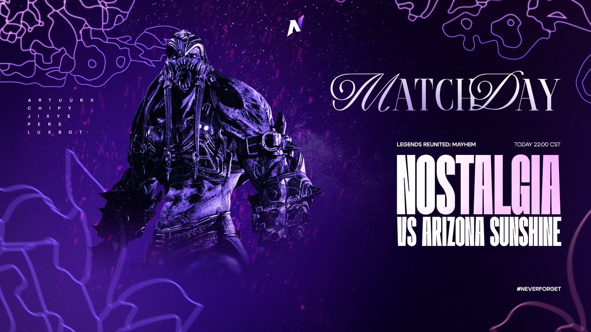 ¡Y COMO GRAN FINAL ❤️‍🔥! 

Está noche nos enfrentamos 🆚 <a href="/AZs_Org/">AZs</a>  x #LegendsReu:Mayhem x <a href="/TeeGamingOrg/">Tee Gaming</a> en punto de las 22:00 horas (cdmx) 🔥⏰️

¡Vamos con todo hasta el final 💪!
📍 <a href="/chipyrc/">nos ch1py</a> 
📍 <a href="/ArtuuRx/">ArtuuRx</a> 
📍 <a href="/Jixyys/">✰</a> 
📍 <a href="/persspec/">Gabriel</a> 

#NeverForget‼️