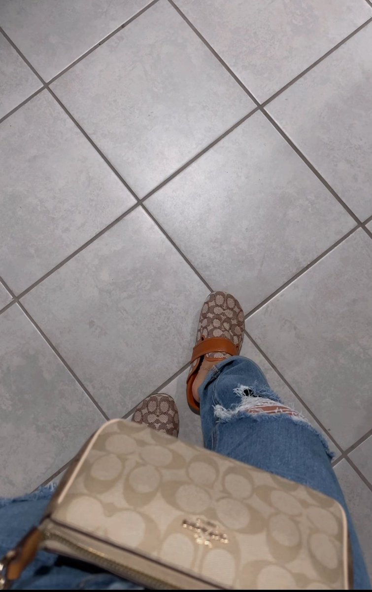 aaydde22's tweet photo. your sign to go get those COACH clogs and purse https://t.co/3Z1ngsf067