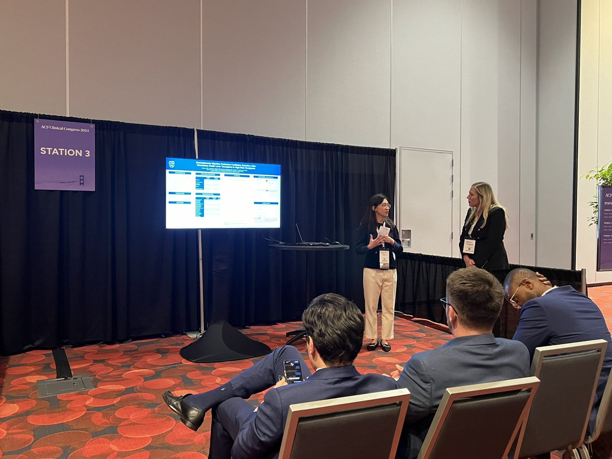 Michelle C. Nguyen MD, MPH (@mcnguyenmd) on Twitter photo Great talks by <a href="/XingjieLi/">Xingjie Li</a> at #ACSCC24!
βοΈNMP can facilitate DCD - LT in high-risk recipients
βοΈ NMP can challenge traditional constraints imposed by dWIT & broaden pool of viable DCD allografts available for tx
<a href="/AmCollSurgeons/">American College of Surgeons</a> <a href="/MCTransplntSurg/">Mayo Clinic Transplantation Surgery</a> <a href="/MayoClinic/">Mayo Clinic</a> #transplanttwitter Great talks by <a href="/XingjieLi/">Xingjie Li</a> at #ACSCC24!
βοΈNMP can facilitate DCD - LT in high-risk recipients
βοΈ NMP can challenge traditional constraints imposed by dWIT & broaden pool of viable DCD allografts available for tx
<a href="/AmCollSurgeons/">American College of Surgeons</a> <a href="/MCTransplntSurg/">Mayo Clinic Transplantation Surgery</a> <a href="/MayoClinic/">Mayo Clinic</a> #transplanttwitter