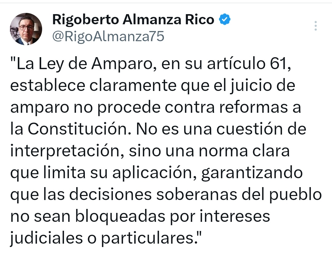 FreddyOliviery's tweet photo. Uno de los pocos jueces que tiene clara y respeta la ley. Jueces así sí valen la pena que continúen en el Poder Judicial.

Una clase para @YM87B https://t.co/cSlO2pORnU
