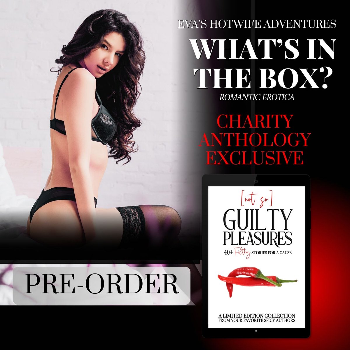 Forbidden fruit never tasted so charitable.
How long are her husband's friends going to keep her in her Glory Box?
mybook.to/notsoguityplea…
#preorder #kindleunlimited #charity