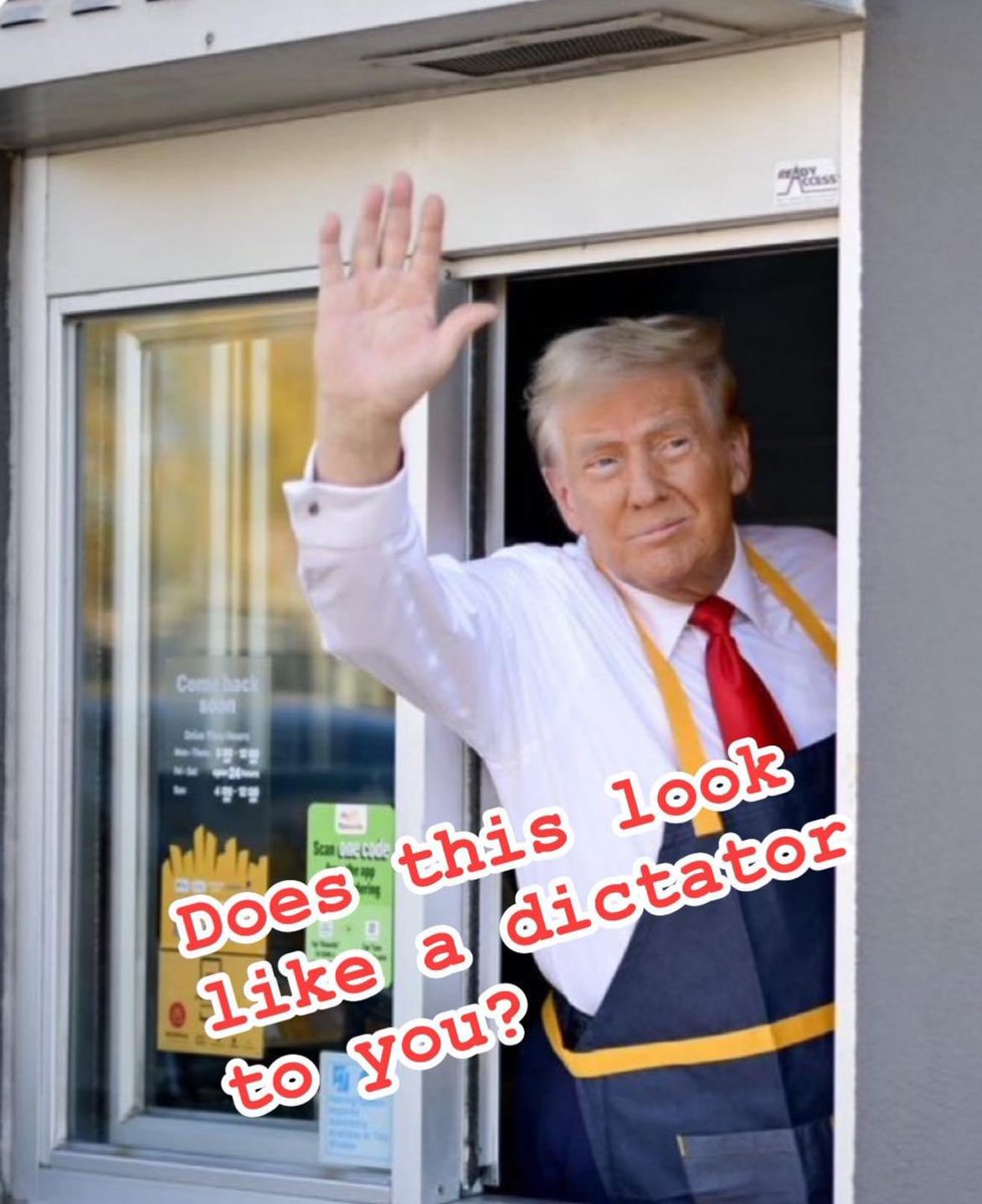 bostonbroadside's tweet photo. #Trump trumps #RonaldMcDonald as #McDonalds #PosterBoy!
Ba-da-bop-ba-bah
#ImLovinIt !
#WinningWinningWinning! @realDonaldTrump @TheKuhnerReport
@McDonalds https://t.co/M7IkSdMLxs