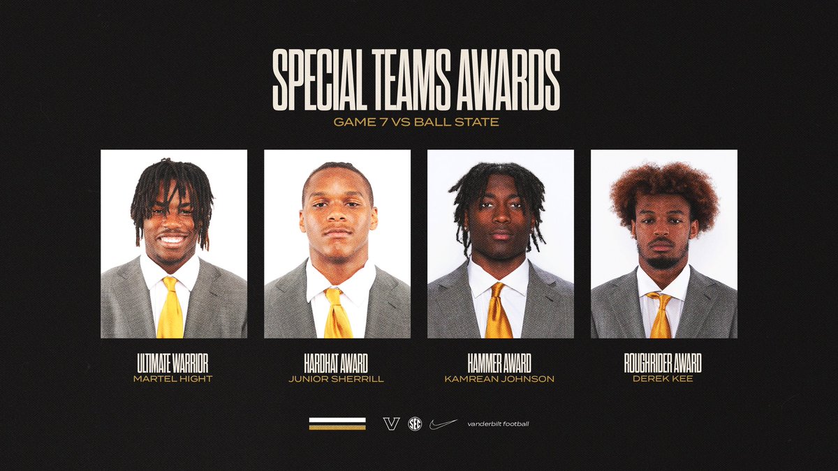 🧨! 🧨! When Vandy starts to fight! 

These dudes were explosive on Saturday and a huge key to our success! 1-0 this week!