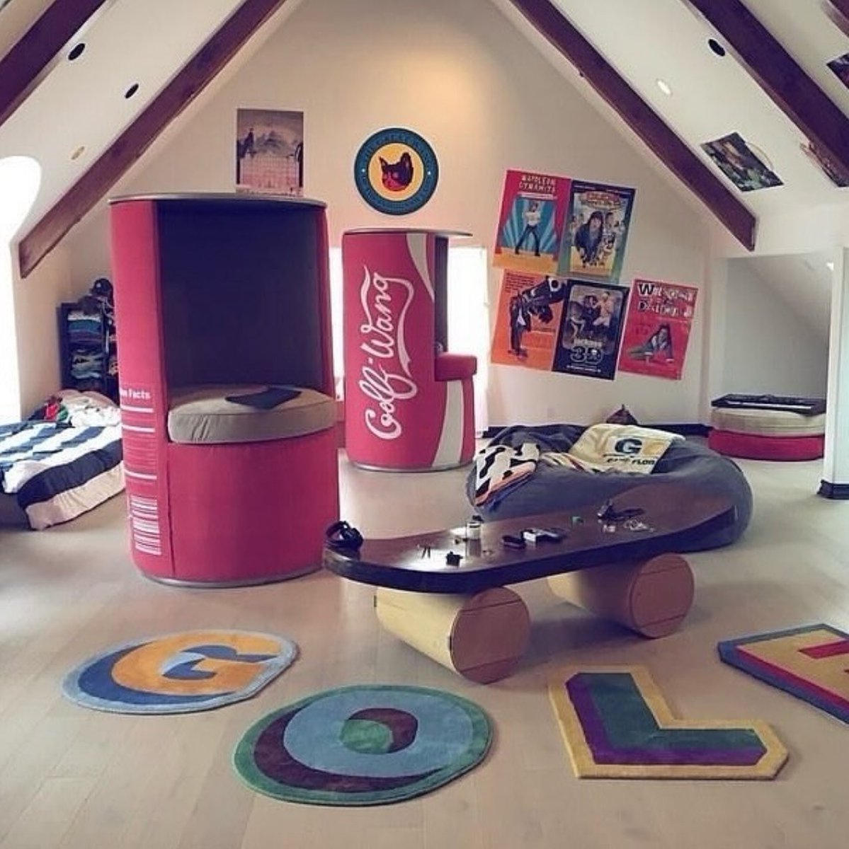 DelusionMilk's tweet photo. Tyler, the creator’s room (2012-2015) https://t.co/a1NepirOfD