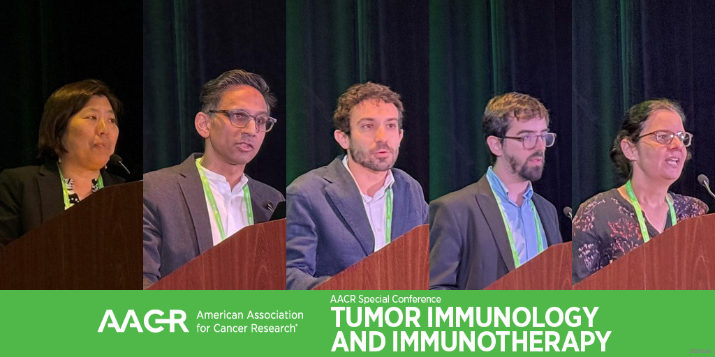 AACR (@aacr) on Twitter photo Cancer Vaccines:
Catherine J. Wu, Vinod P. Balachandran, Lorenzo De Marco, Pablo Guasp, and Marie-Pierre Hardy discussed this topic in a plenary session at the AACR Special Conference on Tumor Immunology and Immunotherapy. #AACRtii24 <a href="/TheVinodLab/">Vinod BalachandranMD</a> <a href="/PabloGuasp/">Pablo Guasp</a> Cancer Vaccines:
Catherine J. Wu, Vinod P. Balachandran, Lorenzo De Marco, Pablo Guasp, and Marie-Pierre Hardy discussed this topic in a plenary session at the AACR Special Conference on Tumor Immunology and Immunotherapy. #AACRtii24 <a href="/TheVinodLab/">Vinod BalachandranMD</a> <a href="/PabloGuasp/">Pablo Guasp</a>