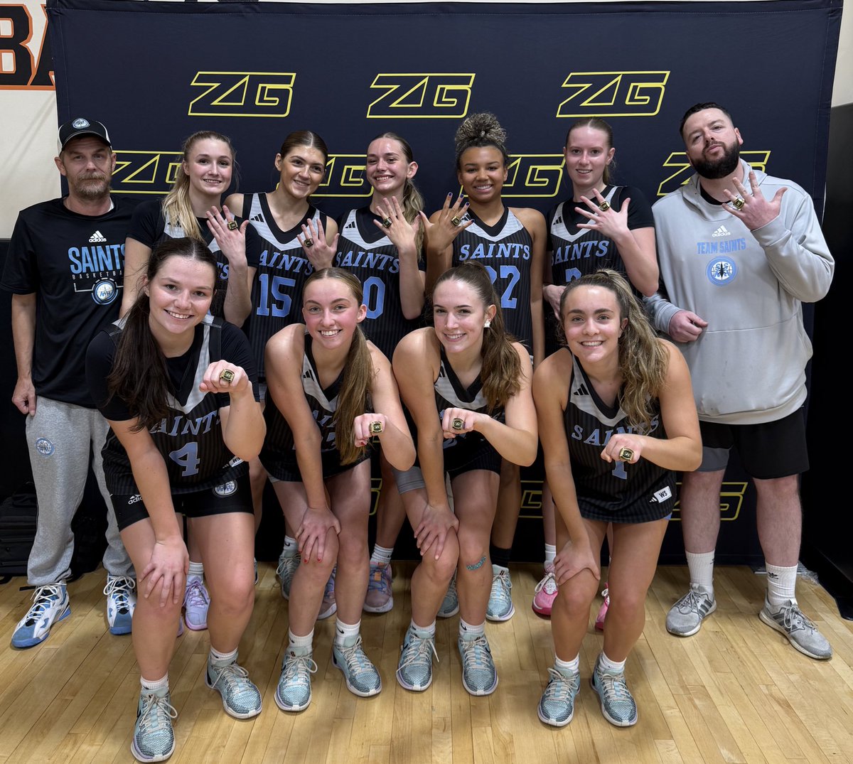 Zero Gravity New England (@zg_newengland) on Twitter photo <a href="/SNHSaints/">Team Saints</a> Girls Varsity EARNED their #ZGRing❗️❗️ Congratulations to them for winning the championship 🏆🏆🏆🏆🏆 <a href="/SNHSaints/">Team Saints</a> Girls Varsity EARNED their #ZGRing❗️❗️ Congratulations to them for winning the championship 🏆🏆🏆🏆🏆