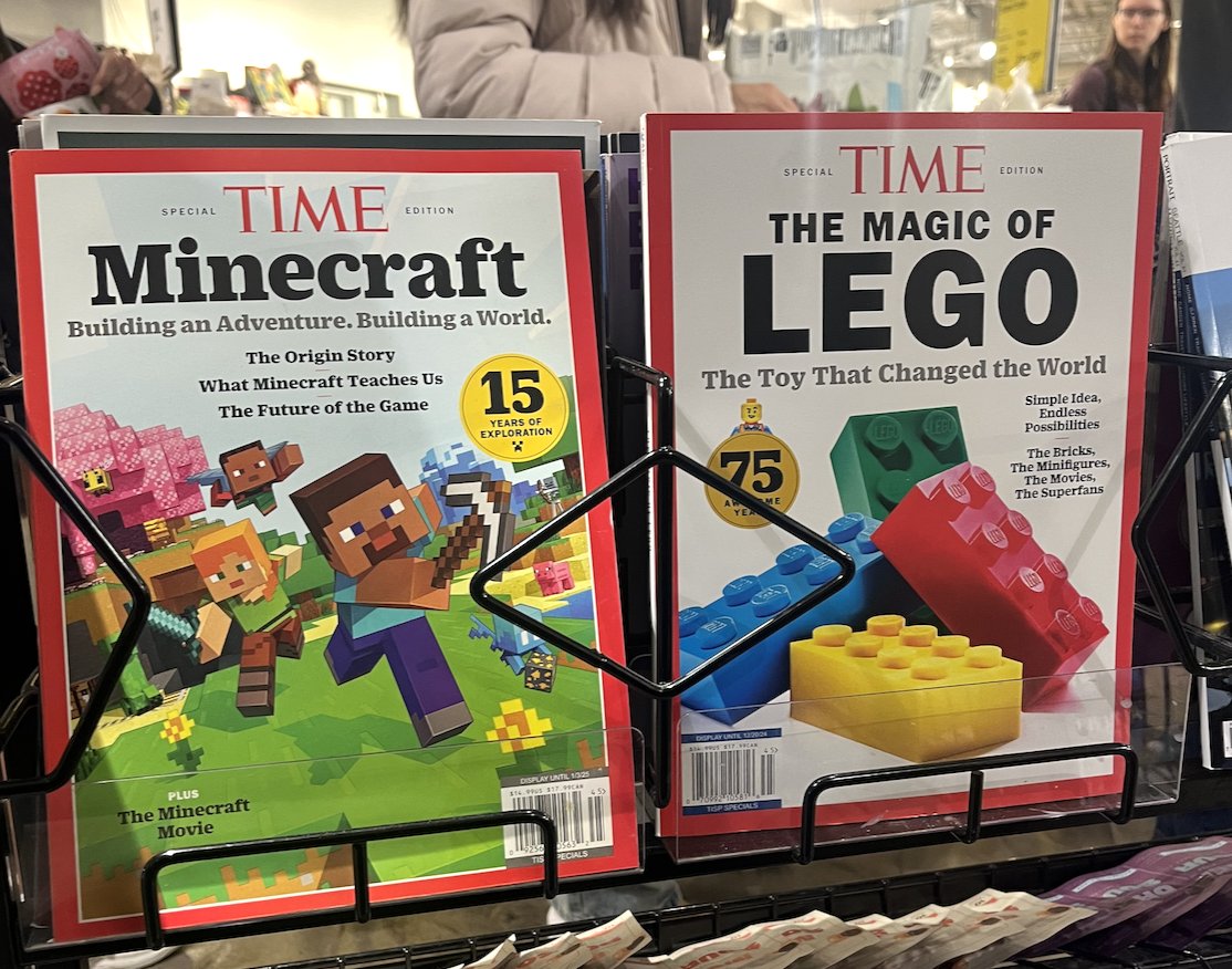 LEGO had the idea for Minecraft in 1994, but couldn't get out of their own way when they set out to build it.

Today,  30 years later, they each get their own TIME cover.