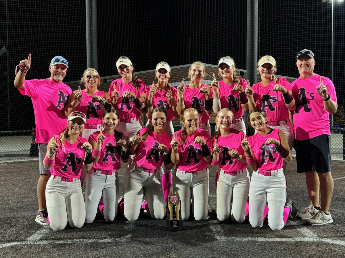 mnvortexandas's tweet photo. CHAMPIONS ALERT 🚨 Congratulations to 16U National 🥇🏆 for going 7-0 and outscoring opponents 38-11 at the USSSA Stand Up to Cancer Tournament to win it all! https://t.co/gCjyGq3IAN
