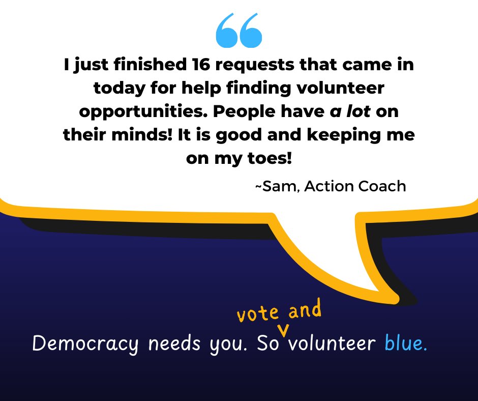 Volunteer_Blue's tweet photo. 💪😎  Just a typical Sunday morning for #volunteerblue Action Coaches these days!  

Our Coaches, volunteers themselves, want to help everyone interested in supporting Democrats nationwide. There's still time. Head to VolunteerBlue DOT org/lets-go for info!

#volunteer #phonebank https://t.co/CVYB29U7cc