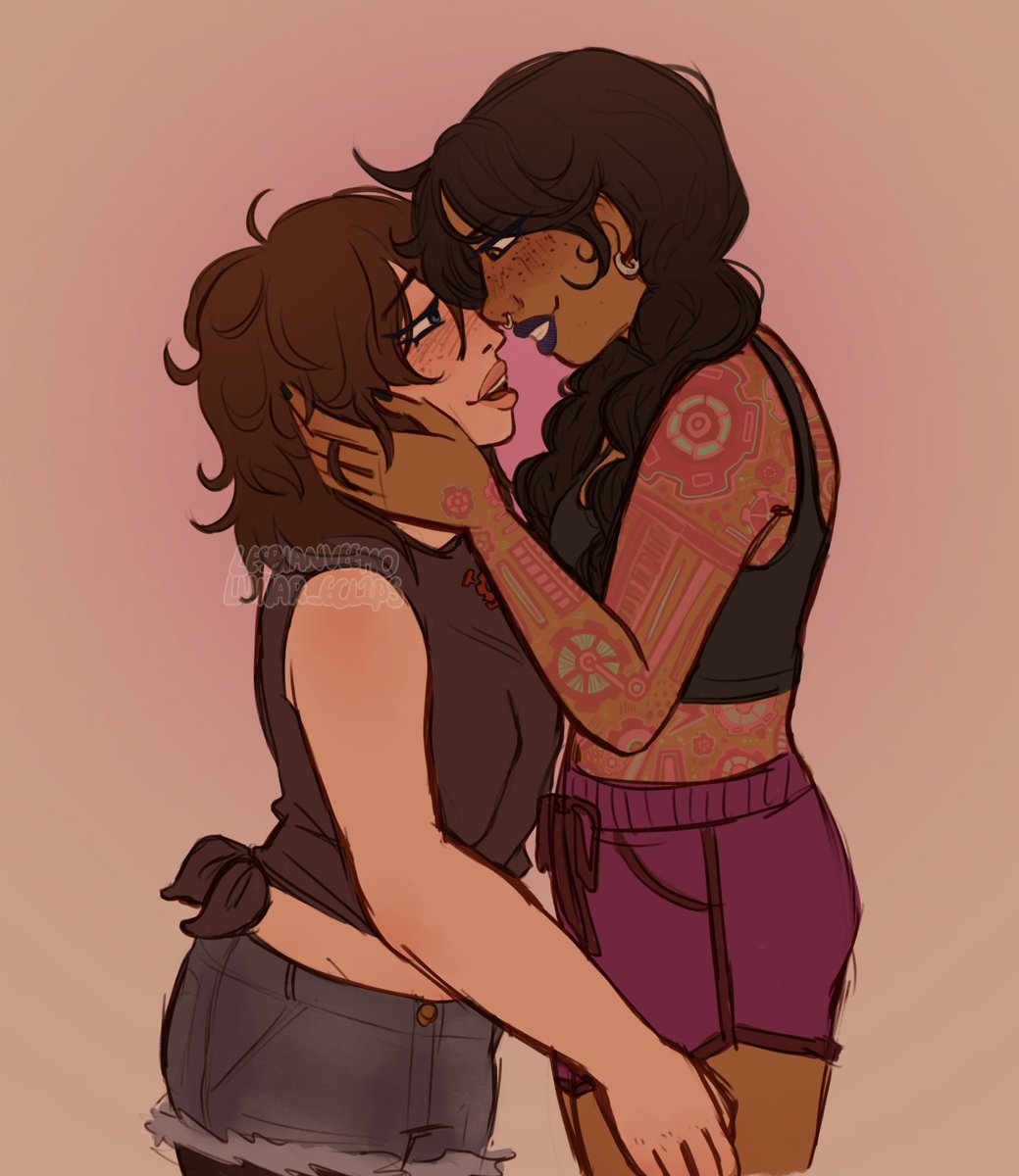 llunarecl1ps's tweet image. theyre so in love, ugh #nitroengineering #fortnitefanart #fortnite