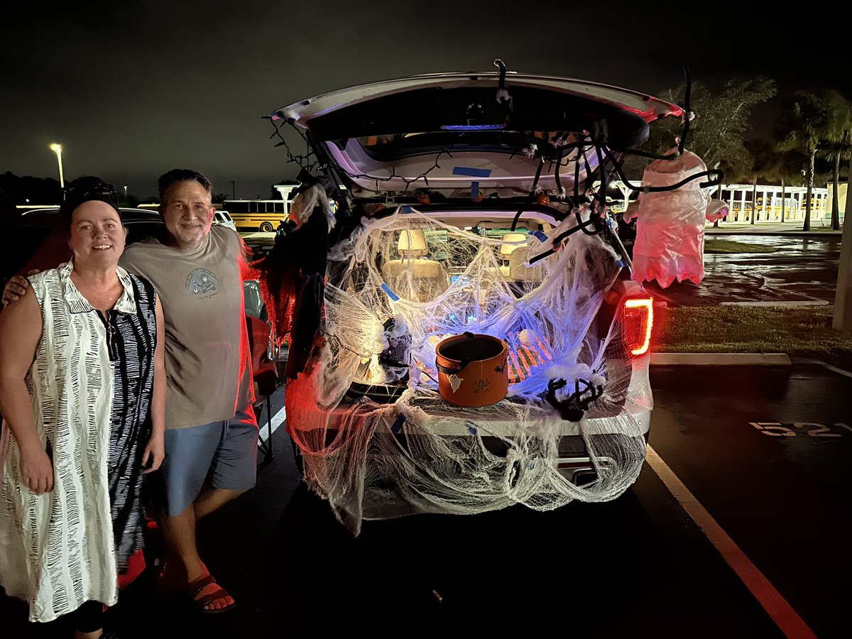 PRHSOrch_Choir's tweet photo. Thank you to all the parents who came out to make this our best Trunk-or-Treat ever!!

We couldn't have done this without your support!! Also a huge congratulations to the Kurth Family for being our trunk decoration winners this year!! Thank you again all!!! https://t.co/FHpgTQBmWv