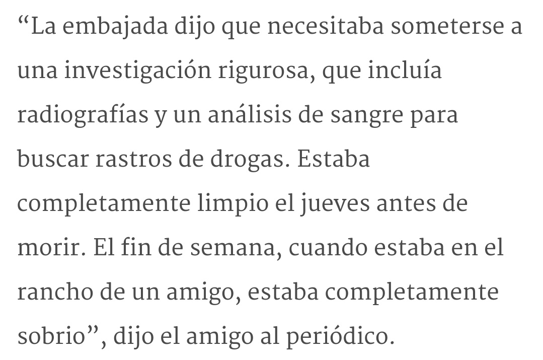 Princessparklhh's tweet photo. Con cada cosa que sale, más se cae el cuento de que fue suicidio! https://t.co/gM94fxQUIJ