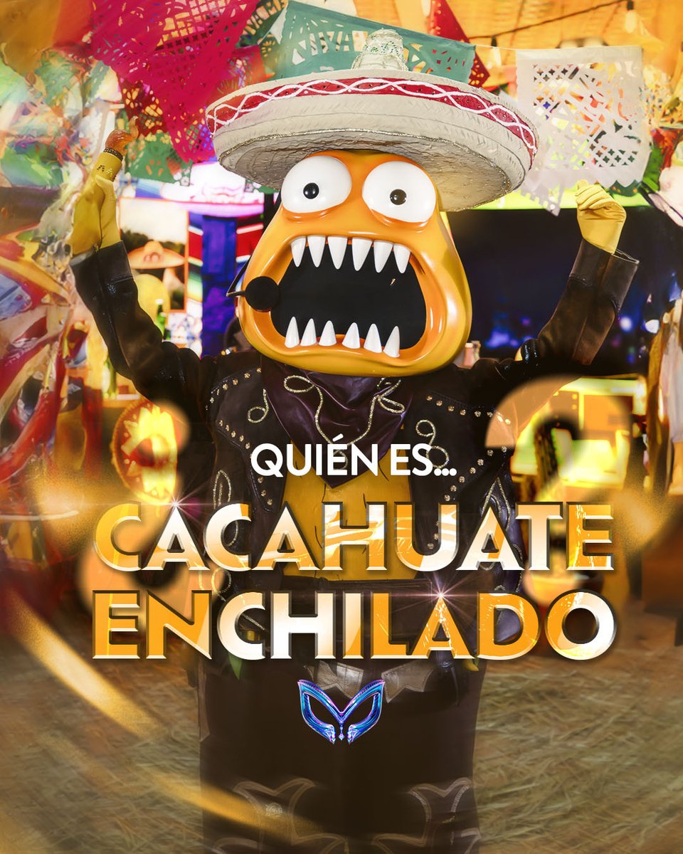.@SofíaVergara <a href="/ConsueloDuval/">Consuelo Duval</a> <a href="/jackybrv/">JACKY BRACAMONTES</a> <a href="/viethmichelle/">Michelle Vieth</a> y <a href="/GalileaMontijo/">Galilea Montijo</a> son las celebridades que los investigadores creen está bajo la máscara de Cacahuate Enchilado 🥜 🔥 #CacahuateEnchiladoEs
¿#QuiénEsLaMáscara?, disponible en <a href="/Canal_Estrellas/">Las Estrellas</a> <a href="/Univision/">Univision</a> y <a href="/VIX/">ViX</a>
🎭🔍