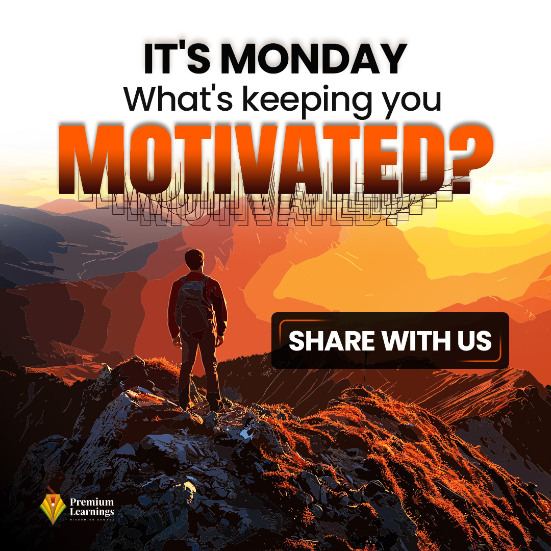 LearningPremium's tweet image. &quot;IT&apos;S MONDAY! 🚀
What’s keeping you motivated this week? 💪

Whether you&apos;re building your skills in digital marketing, tech, or just aiming for personal growth, we&apos;d love to hear what&apos;s fueling your drive! Share with us below. 👇

#MondayMotivation #GrowthMindset