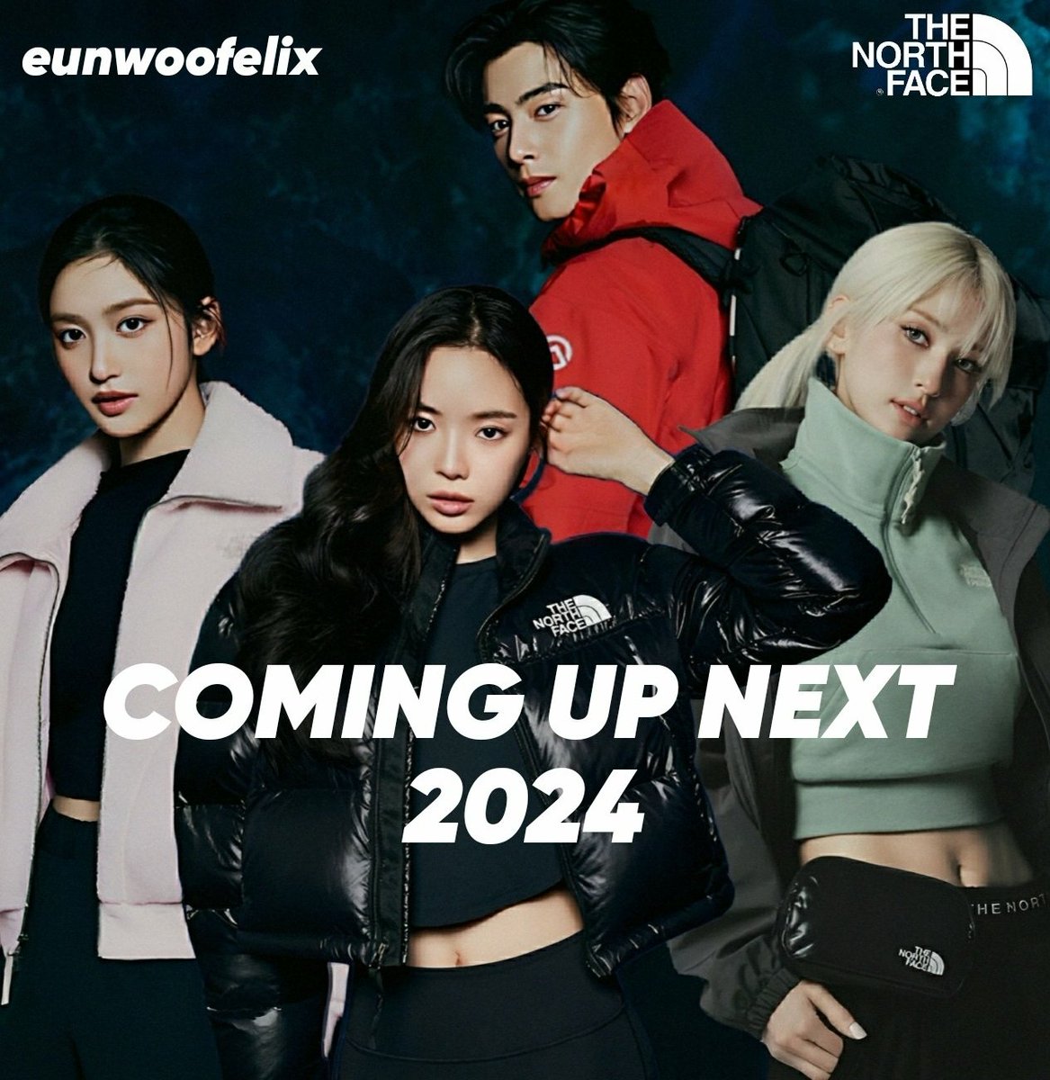 feliceunwoo's tweet photo. Spoiler released
Cha Eunwoo supremacy!
Soon, October 25 2024
The North Face event 2024
#노스페이스아웃도어 #차은우 #CHAEUNWOO #LEESEO #SOMI #SONNAEUN #IVE #ASTERO https://t.co/CdnO3mDHEe